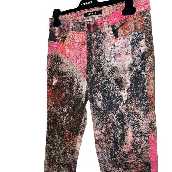 𝅺J Brand Super Skinny Supernova Galaxy Pants - Picture 3 of 10
